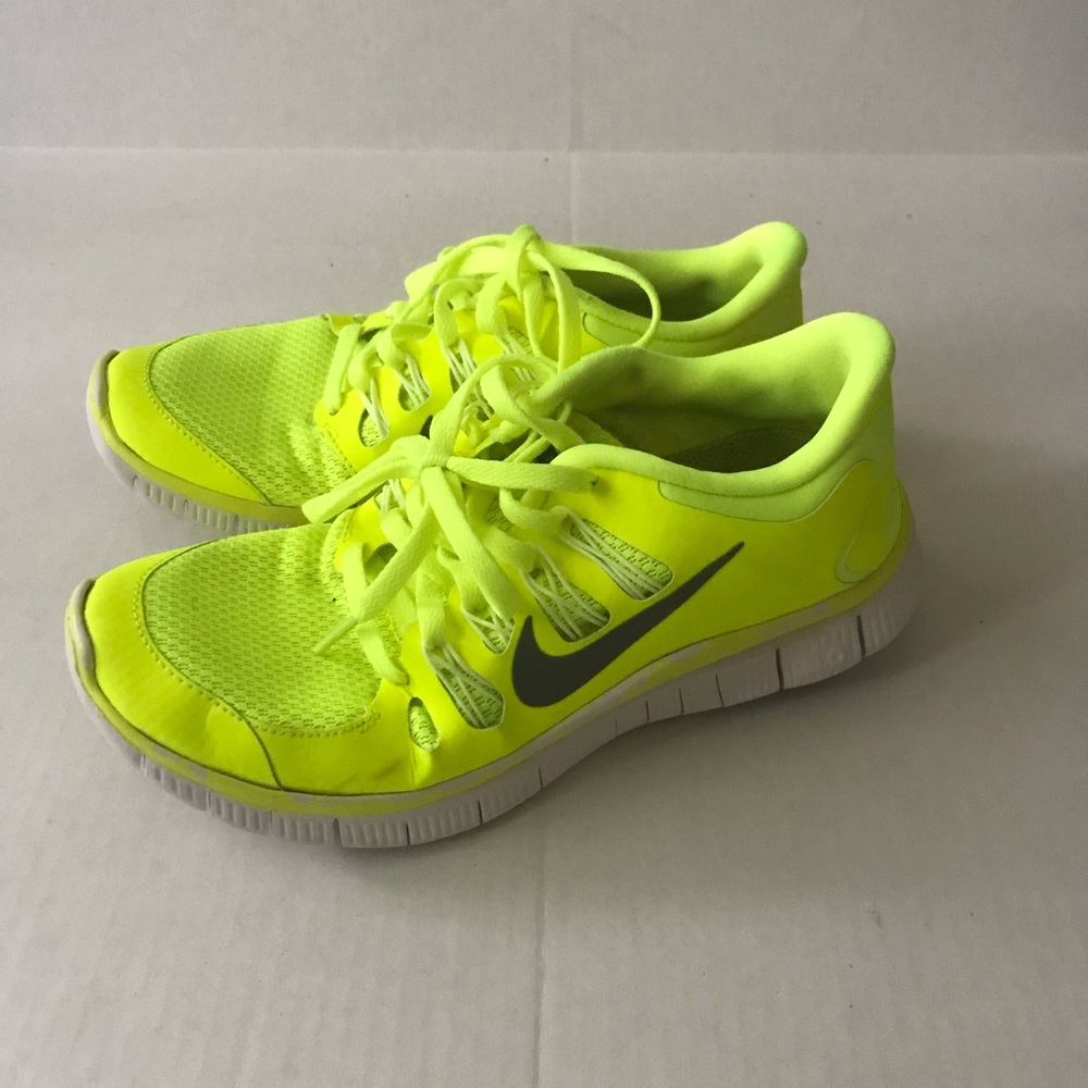 Nike Free Run 5.0 Neon Yellow Sneakers